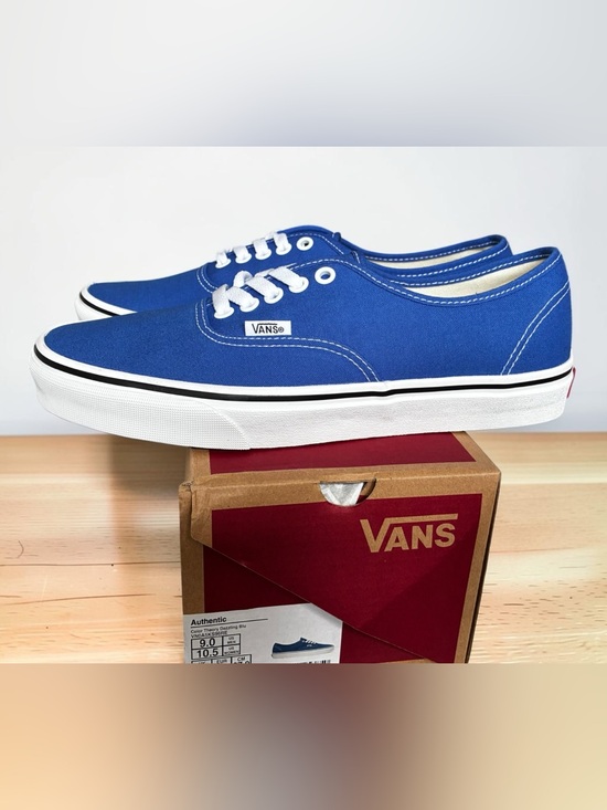 Vans Other - Vans Authentic Canvas Sneaker Size 9 Men - Royal Blue Brand New